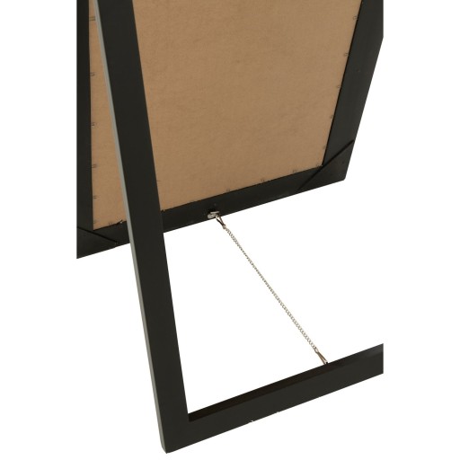 J-Line spiegel Emi - hout - zwart