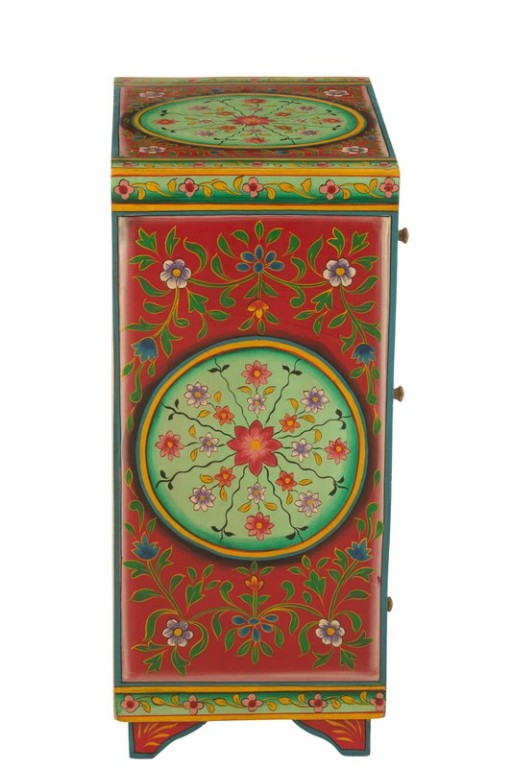 J-Line Cabinet 7 drawers Mumbai Mango Wood Mix