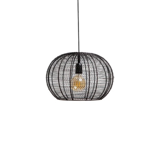 Pendelleuchte Lucas | Ø50x38cm | Matt Schwarz | Raumbeleuchtung