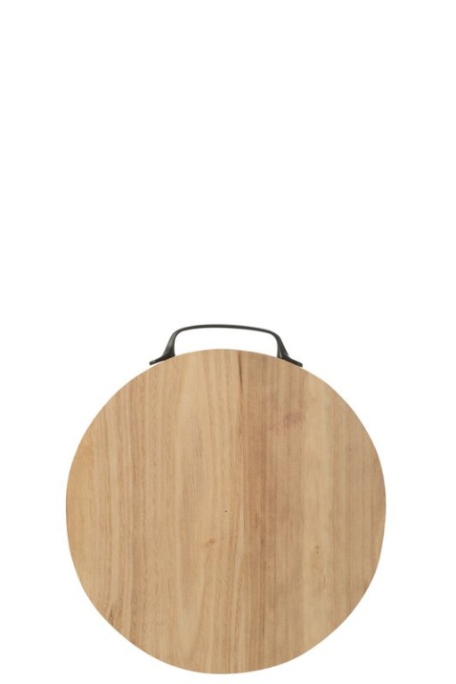 J-Line Round cutting board - wood - natural - S