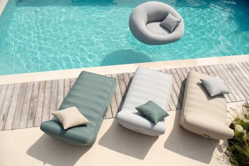 J-Line Mattress Helene polypropylene gray