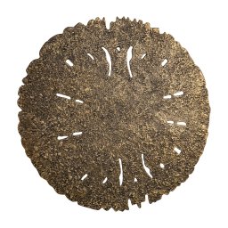 Sandee Gold Casted Alu Wall Panel Sun Burst L