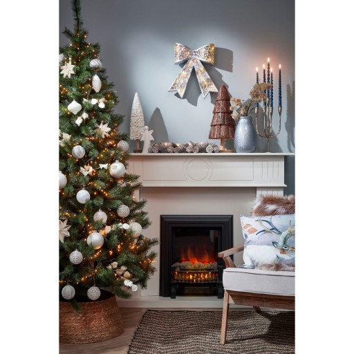 Kerstboomrok - H26 x Ø50 cm - Zeegras - Naturel Bruin