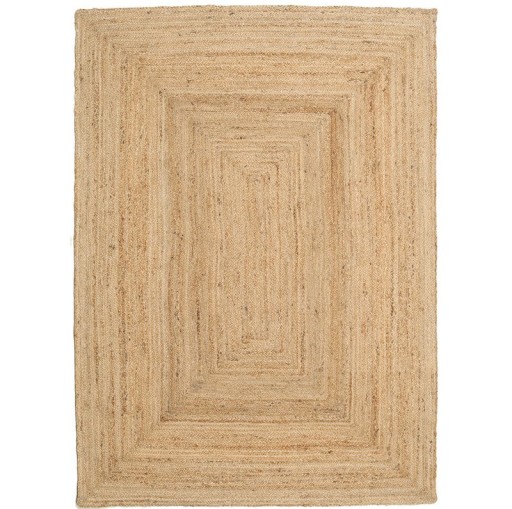 Jute Vloerkleed Rechthoek | Natuurlijk 200x290cm | Jute Rug Rectangle