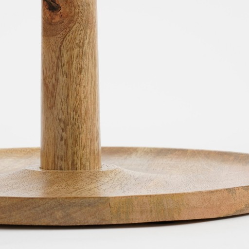 Caden Etagère - H36 x Ø33 cm - Gerecycled Mangohout - FSC 100% - Lichtbruin