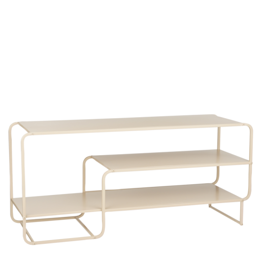 Jules Coffee table - L110 x W38 x H50 cm - Metal - Light brown