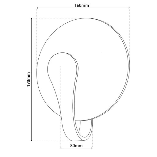 "Stan" LED wall light