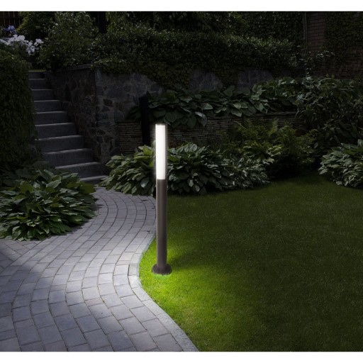 LED buitenlampen "flair" gemaakt van metaal en plastic in antraciet, met geïntegreerde LED