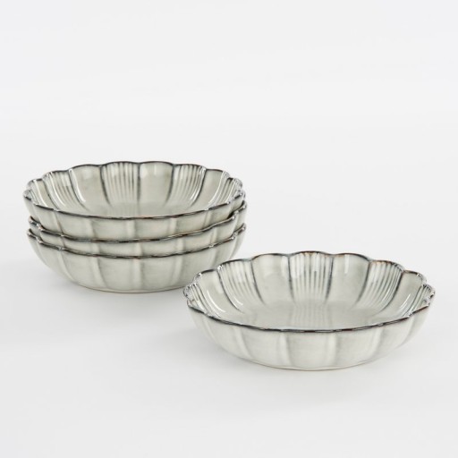 Corfu Bowl - H5 x Ø19 cm - Ceramic - Gray