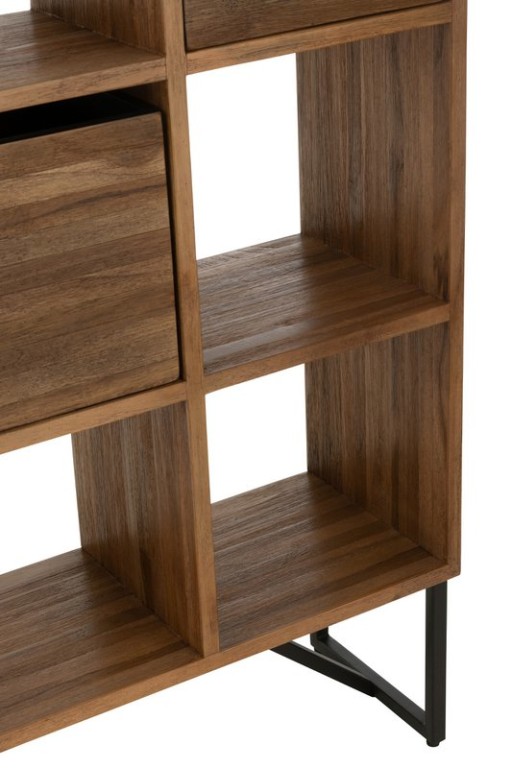 J-Line Cabinet With Drawers Recycled Teak Natural
