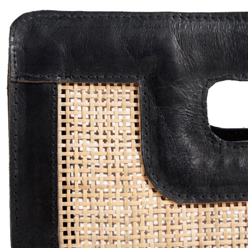 De Riviera Noir-clutch - natuurlijk zwart