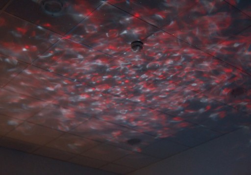 Atmospheric Galaxy LED projector, decorative lighting made of plastic, colorful, integrated LED, for inside