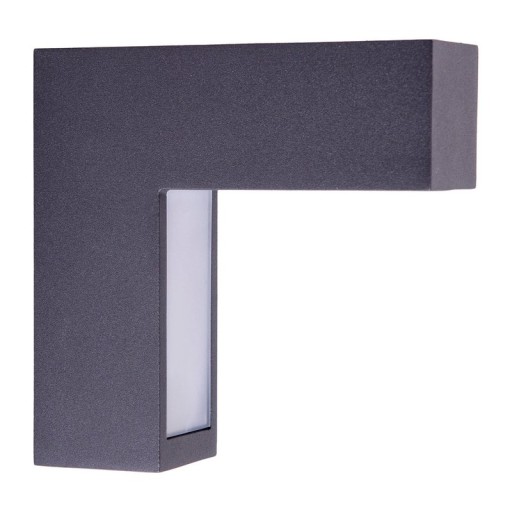 LED wall lights "Angus" made of metal and plastic in anthracite, with integrated LED