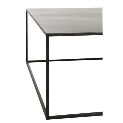 J-Line salontafel Vierkant - metaal - zwart