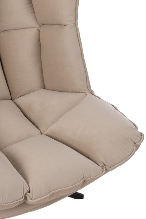 J-Line chair Relax Cushion - textile/metal - beige