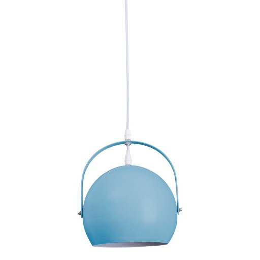 Hanger lamp "Colorado" blauw Ø ca. 25 cm, metaal, e27 socket, verlichting voor woonkamer, eetkamer, kinderkamer