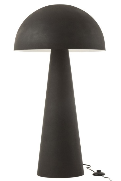 J-Line standing lamp Mushroom - metal - black - extra large