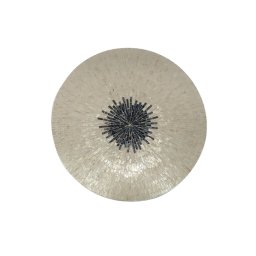 Vojtech White Round Poly Shell Bamboo Wall Panel S