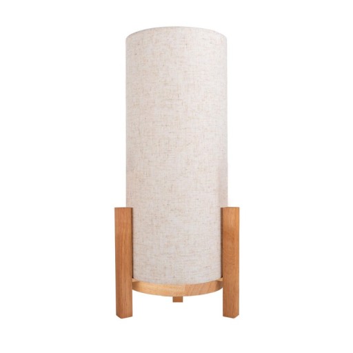 Ackitical lamp "Madita" 48 cm high, in white/nature, with integrated LED, dimmable with touch sensor