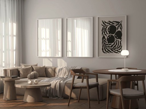 LED battery/ table lamp "Pina" 30 cm high, made of metal (beige) and glass (white), integrated LEDs, warm white