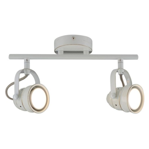 2 -Ser LED ceiling spot "Shabspo" 2x GU10, max. 20W per base, 30 cm long