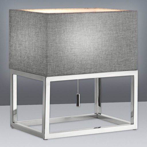 Table lamp with textile lampshade "Alfa"