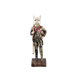 Arne Burgundy Hond Beeld | Poly Resin | Vintage Outfit 31 cm - Product afbeelding