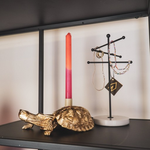 Schildpaddoos - Polyresin - Goud - 15,5x13,5x7,5cm