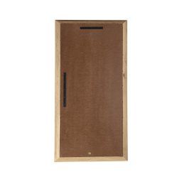 Chevar Natural Oak Wood Mirror Rectangle L