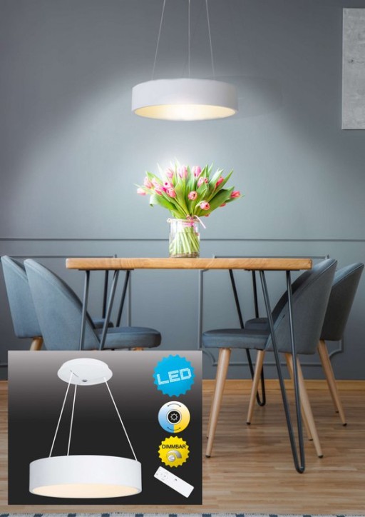 LED pendant light "Carla" d:45cm