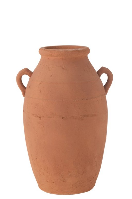 J -Line Vase Moke Amphoric Jug - Ceramic - Copper - Large - 58 cm high