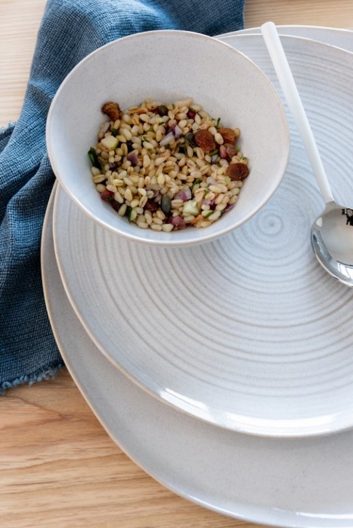 J-Line Noa bord - porselein - wit - L - 3x