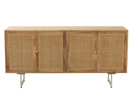 J-Line Rattan Mangohout Dresser Natural