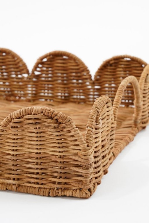 Eleta Serving Page - Set of 2 - L50 x B35 x H8 cm - Roth - Brown