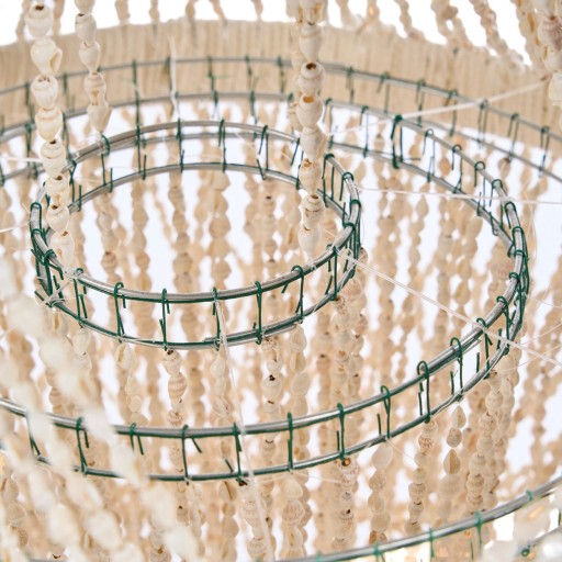 De Ocean Tower Shell Kroonluchter - Naturel - L