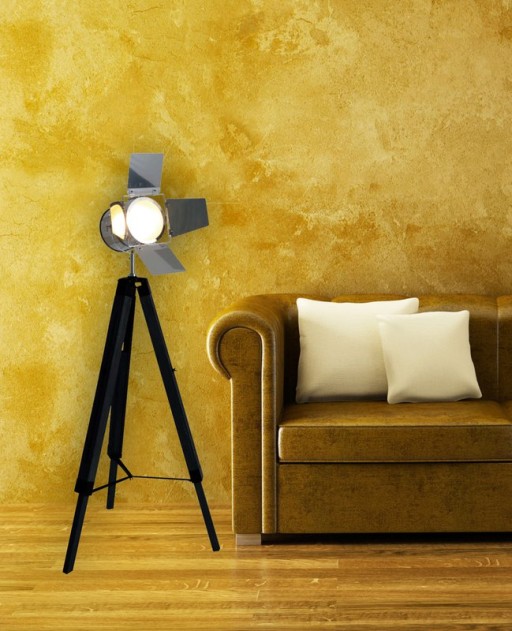 "Holly" tripod floor lamp