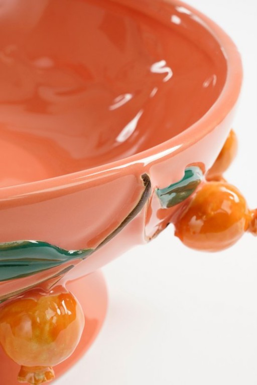 Melika Decoration Scale - H16 x Ø39 cm - Ceramics - Pink