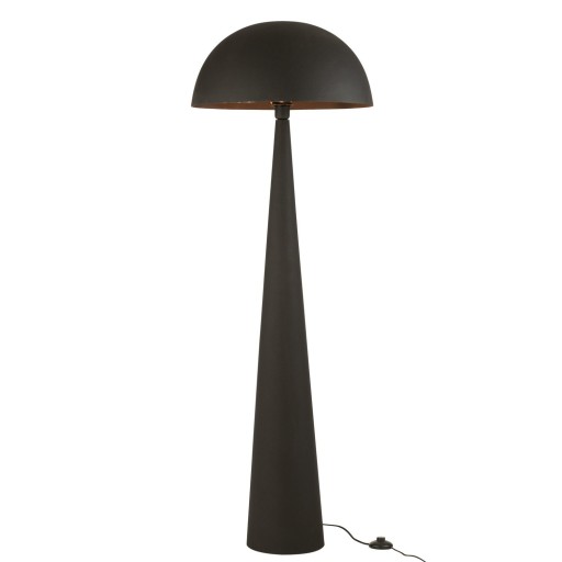 J-Line lamp Paddenstoel - metaal - zwart