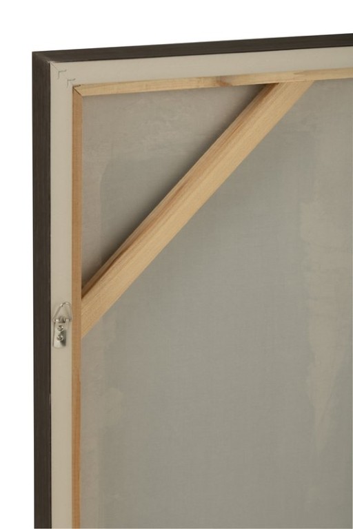 J-Line Painting Pog Acrylic Paint/Canvas Black/Brown