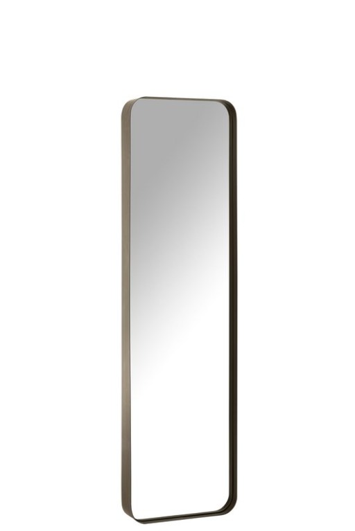 J -Line Spiegel Markus - Metal/Glass - Black - Small - 160 x 44 cm