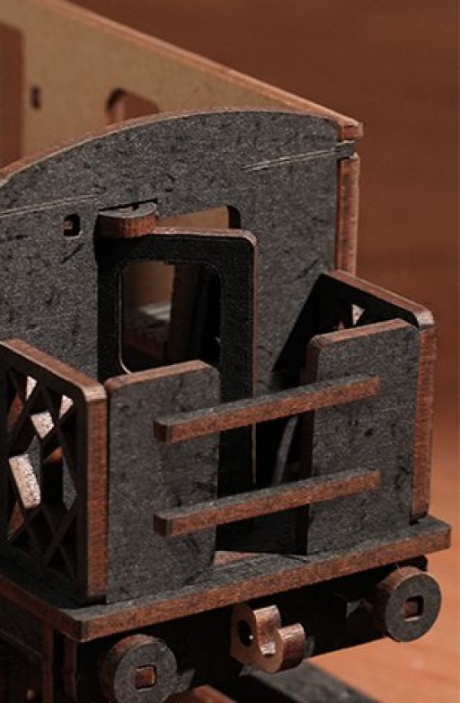 DIY 3D Wooden Model Construction Package, Steam Journey, Robotime, TGS01, 37.6x11.3x14.5cm