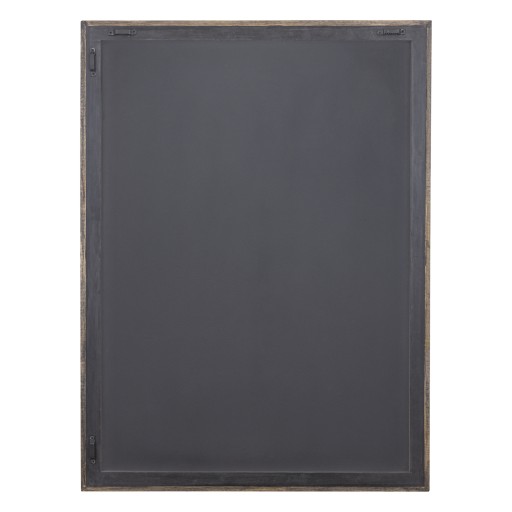 Levya Black Wooden Rect Wall Panel Round Pattern