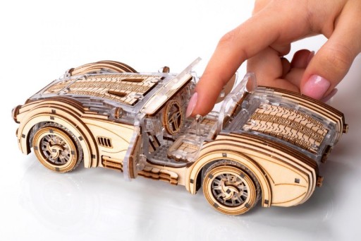Lace Models 3D Model Building Kit, Speedster V2, AKV-02 16.4x8x5.5cm