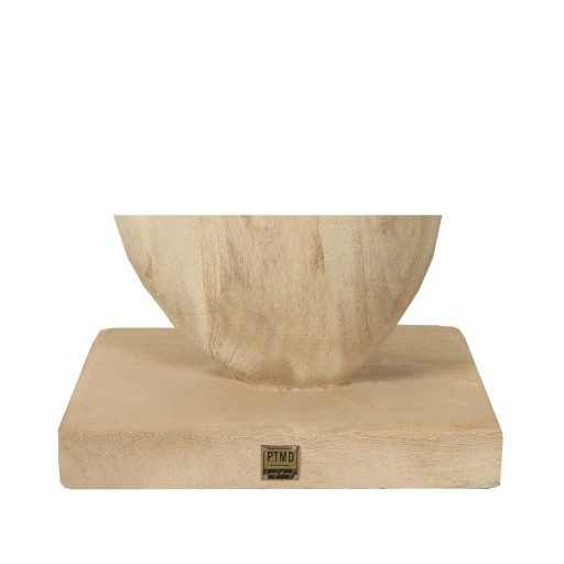 Kodey Natural Mango Wood Circle Shaped Statue