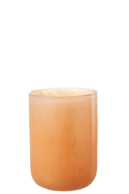 J-Line vase Corrie - glass - coral - medium