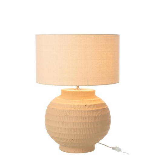 J-Line lamp - terracotta - beige