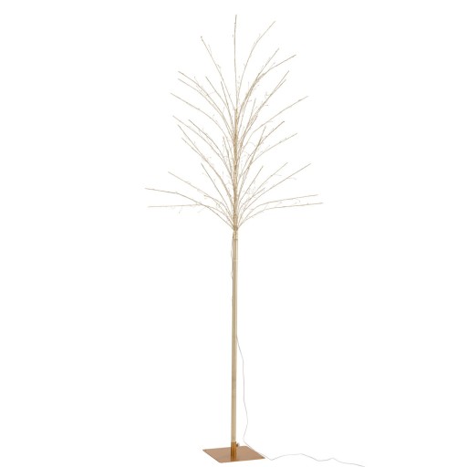 J-Line Kale Boom+Led Metaal Goud Large