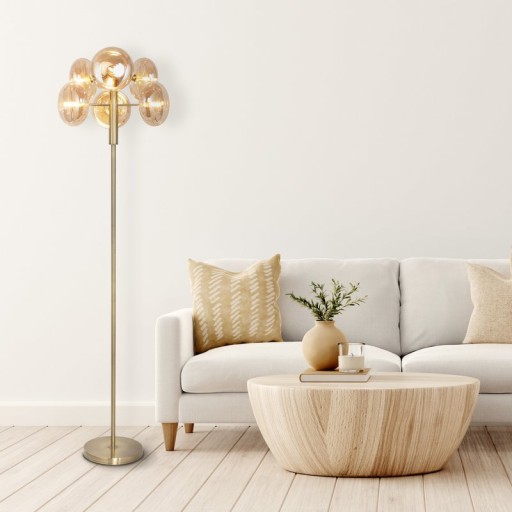 Floor lamp "ORION" amber