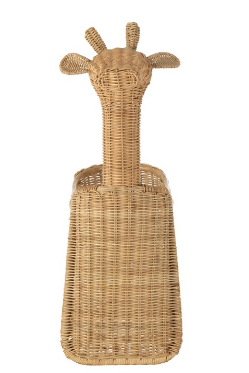 J-Line Basket Giral Rattan Natural