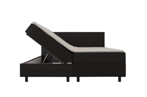 Mörgenn Stauraum-Boxspring Schwarz 180x210